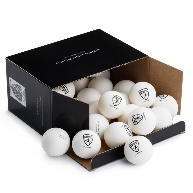 Killerspin 4-Star 40+ Ping Pong Balls, New Standard ABS Plastic 40mm Table Tennis Balls, Competition Balls for Tournament Play, ITTF Quality, Championship Quality Ping Pong Ball (25 White Ball-Pack) - Image 1
